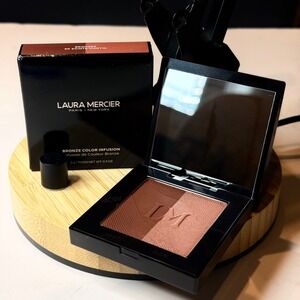 Laura Mercier • Bronze Color Infusion • 50 Sainte Martin • Sculpt Glow Duo • New